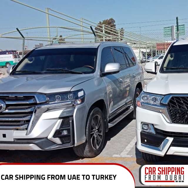 Car shipping from UAE to Turkey