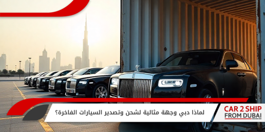 لماذا دبي وجهة مثالية لشحن وتصدير السيارات الفاخرة؟