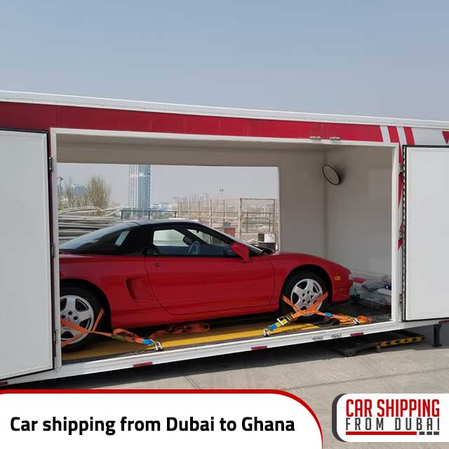 Car shipping from Dubai to Ghana
