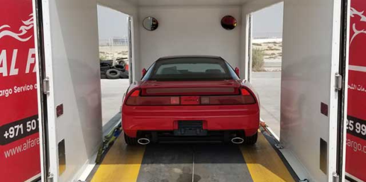 شحن سيارات من الامارات الى الكويت