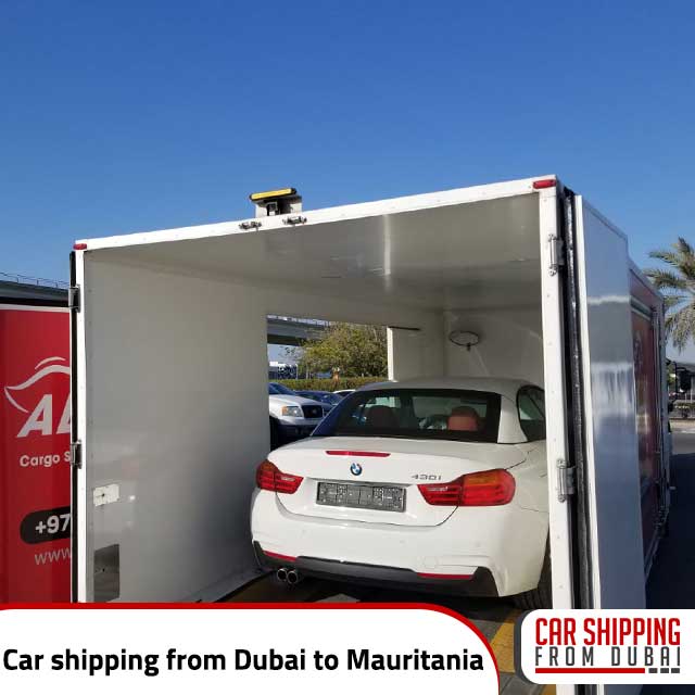 Car shipping from Dubai to Mauritania