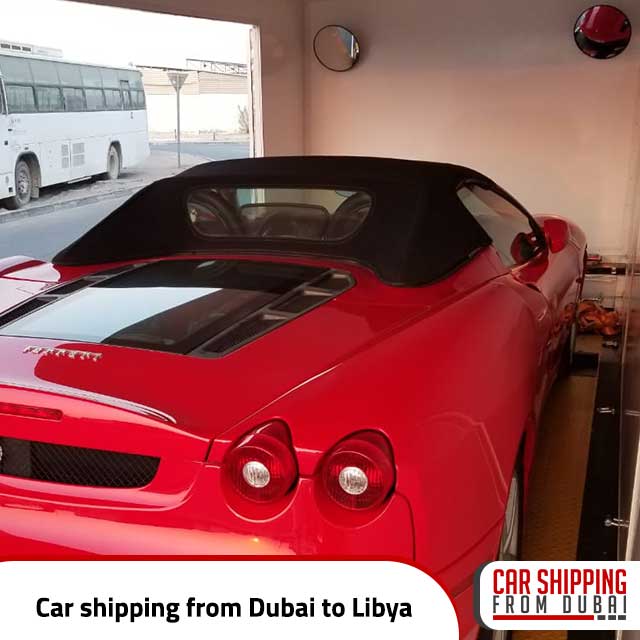 Car shipping from Dubai to Libya