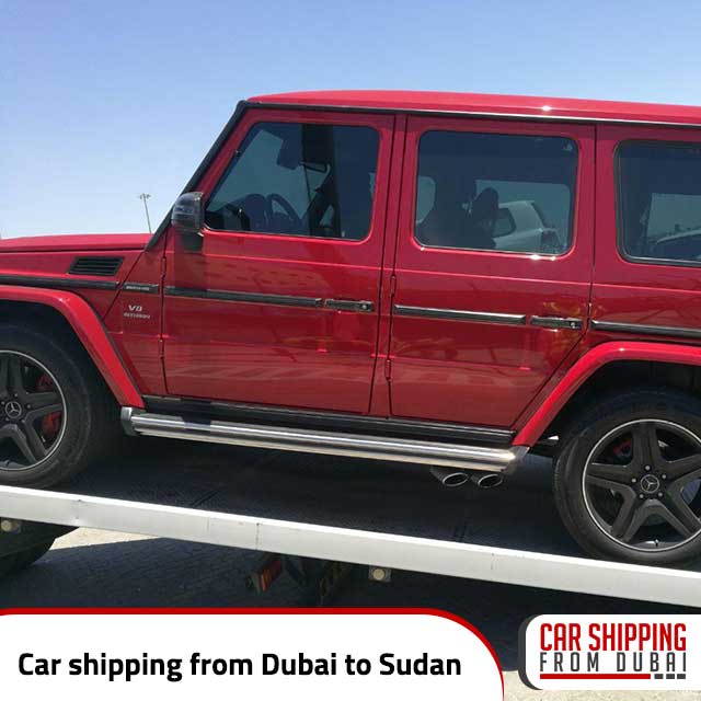 Car shipping from Dubai to Sudan